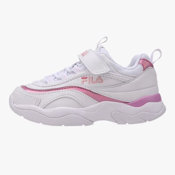 Fila Ray Kd Boy's Sneakers - White/Pink,NZ 798-79584